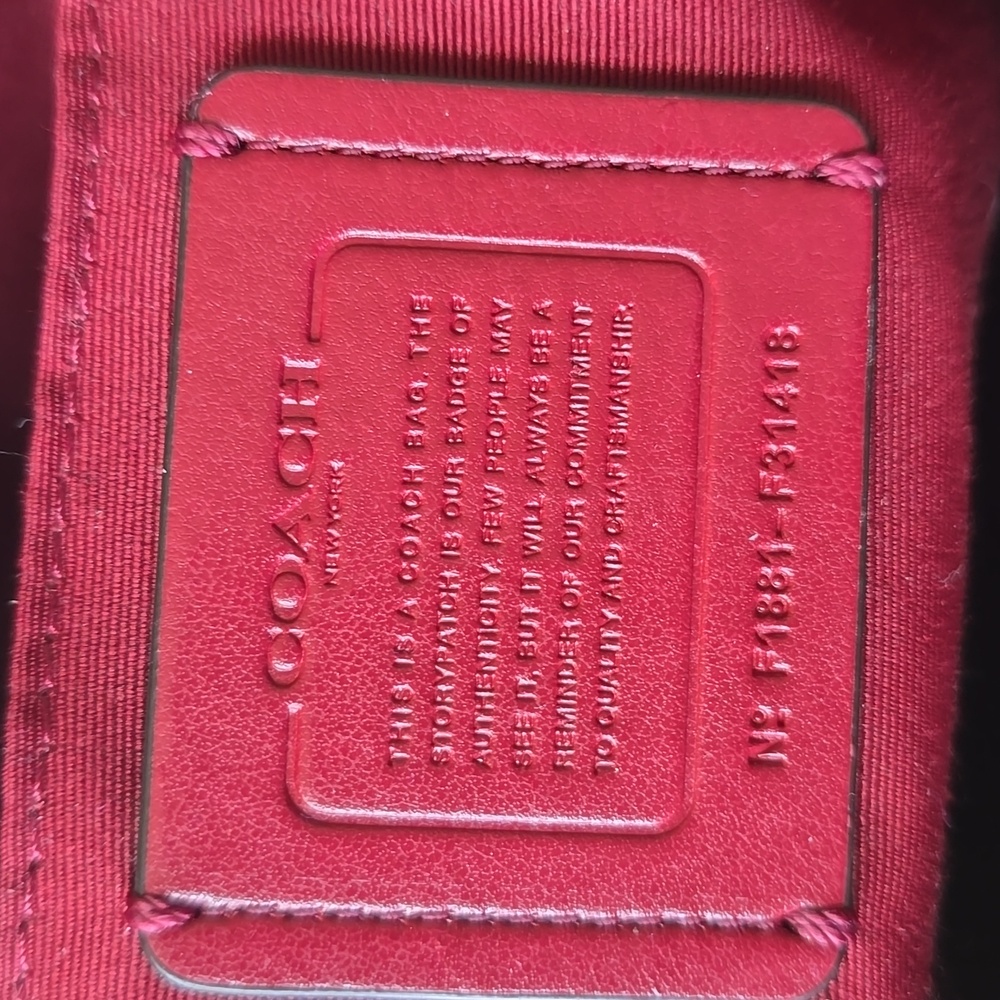 Coach Brooke Leather and Suede  Womens Bag - Picture 11 of 17